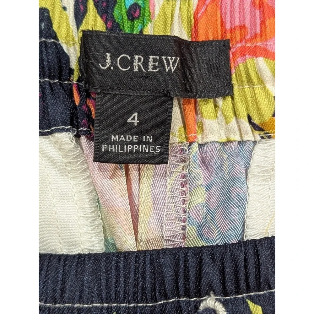 J.CREW Drapey Wide-Leg Pant In Ratti® Safari Print Size 4‎ - Picture 9 of 11